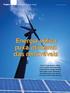 Energia eólica puxa otimismo das renováveis