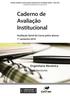 Caderno de Avaliação Institucional