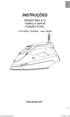 PRT INSTRUÇÕES SINGER SNG 9.12 FERRO A VAPOR FUNÇÃO TOTAL. 127V/220V ~50/60Hz max 1200W.  InstructionManual.indd