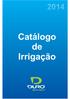 Catálogo de Irrigação