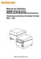 Manual do Utilizador SRP-F310/312 Impressora térmica de Saída Frontal Rev. 1.05