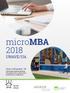 micromba 2018 UNAVE/UA início a 26 janeiro 18 quarta edição Valorização profissionalizante. Articulação entre as dimensões profissionais e académicas.