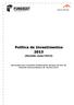 Política de Investimentos (Revisão maio/2013)