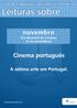 REFERÊNCIAS DA BMFC. Ciclo de Exposições Documentais Temáticas Leituras sobre Cinema português: a sétima arte em Portugal 1 6