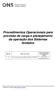 Procedimentos Operacionais para previsão de carga e planejamento da operação dos Sistemas Isolados