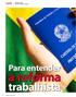 capa Daniel Fassa Para entender a reforma trabalhista 20 Cidade Nova Setembro 2017 nº 9