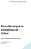 Plano Municipal de Emergência de Lisboa