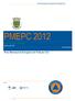 PMEPC 2012 Município do Funchal Janeiro de ª Versão Preliminar