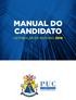 MANUAL DO CANDIDATO VESTIBULAR DE INVERNO 2018