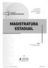 MAGISTRATURA ESTADUAL