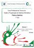 Física e Química. Curso Profissional de Técnico de Gestão e Programação de Sistemas Informáticos. 1.º ano. Módulo Horas