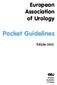 European Association of Urology. Pocket Guidelines