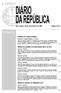 I SÉRIE ÍNDICE. Presidência do Conselho de Ministros. Ministério da Agricultura, do Desenvolvimento Rural e das Pescas