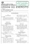 ORDEM DO EXÉRCITO S U M Á R I O 1.ª SÉRIE N.º 12/31 DE DEZEMBRO DE 2005 MINISTÉRIO DA DEFESA NACIONAL ESTADO-MAIOR DO EXÉRCITO