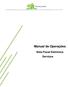 Manual de Operações. Nota Fiscal Eletrônica Serviços