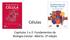 Células. Capitulos 1 e 2: Fundamentos da Biologia Celular- Alberts- 2ª edição