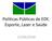 Políticas Públicas de EDF, Esporte, Lazer e Saúde 12/04/2018