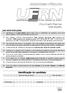 1. Identifique-se na parte inferior desta capa. Caso se identifique em qualquer outro local deste caderno, você será eliminado do Concurso.