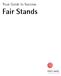 Your Guide to Success. Fair Stands