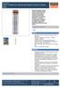 CARACTERíSTICAS DADOS TÉCNICOS. Ficha técnica SSWT - PAREDE DE CONTRAVENTAMENTO STEEL STRONG WALL