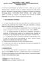UNEB-PROGRAD ASPES PARFOR EDITAL N 040/2011 CONVOCAÇÃO: CANDIDATOS CALASSIFICADOS NO PROCESSO SELETIVO