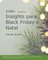 Insights para Black Friday e Natal