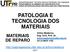 PATOLOGIA E TECNOLOGIA DOS MATERIAIS