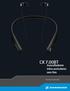 CX 7.00BT. Auscultadores intra-auriculares sem fios. Manual de instruções