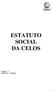 ESTATUTO SOCIAL DA CELOS