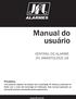 Manual do usuário CENTRAL DE ALARME JFL SMARTCLOUD 18