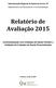 Relatório de Avaliação 2015