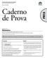 Caderno de Prova PR15. Matemática. Professor de. Prefeitura Municipal de Florianópolis Secretaria Municipal de Educação. Edital n o 003/2009