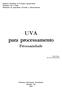 UVA para processamento