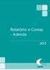 Relatório e Contas - Adenda