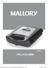 INSTRUCTION MANUAL MALLORY GRILLMAX INOX REV indd 1 07/06/ :32:40