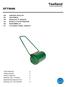 DT75000 GARDEN ROLLER GAZONROL ROULEAU À JARDIN RODILLO APISONADOR RASENWALZE CILINDRO PARA JARDIM