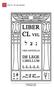 1 Liber CL - De Lege Libellum