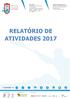 RELATÓRIO DE ATIVIDADES 2017