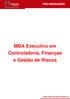 MBA Executivo em Controladoria, Finanças e Gestão de Riscos