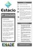 ENGENHARIA QUÍMICA. Prezado(a) Aluno(a), Parabéns! Você está prestes a realizar o 2º Simulado ENADE Estácio.