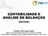 CONTABILIDADE E ANÁLISE DE BALANÇOS