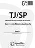 TJ/SP. Tribunal de Justiça do Estado de São Paulo. Escrevente Técnico Judiciário. Errata