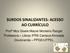 SURDOS SINALIZANTES: ACESSO AO CURRÍCULO. Profª Mcs Gisele Maciel Monteiro Rangel Professora Libras IFRS Campus Alvorada Doutoranda PPGE/UFPEL