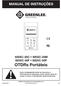 MANUAL DE INSTRUÇÕES 920XC-20C 920XC-20M 920XC-30F 920XC-30P. OTDRs Portáteis. Registre esse produto em