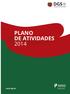 PLANO DE ATIVIDADES 2014