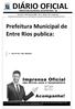 PREFEITURA MUNICIPAL DE ENTRE RIOS - BA. Sexta-feira 04 de Maio de 2018 Ano II Edição n 66 Caderno 04