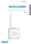 M211821EN-B. Quick Guide. Vaisala VaiNet Wireless Access Point AP10