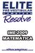 { } = { } MATEMÁTICA. QUESTÃO 01 Sabe-se que: