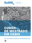 CURSO DE MESTRADO EM C&SIG
