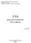 UVA. para processamento Pós-colheita